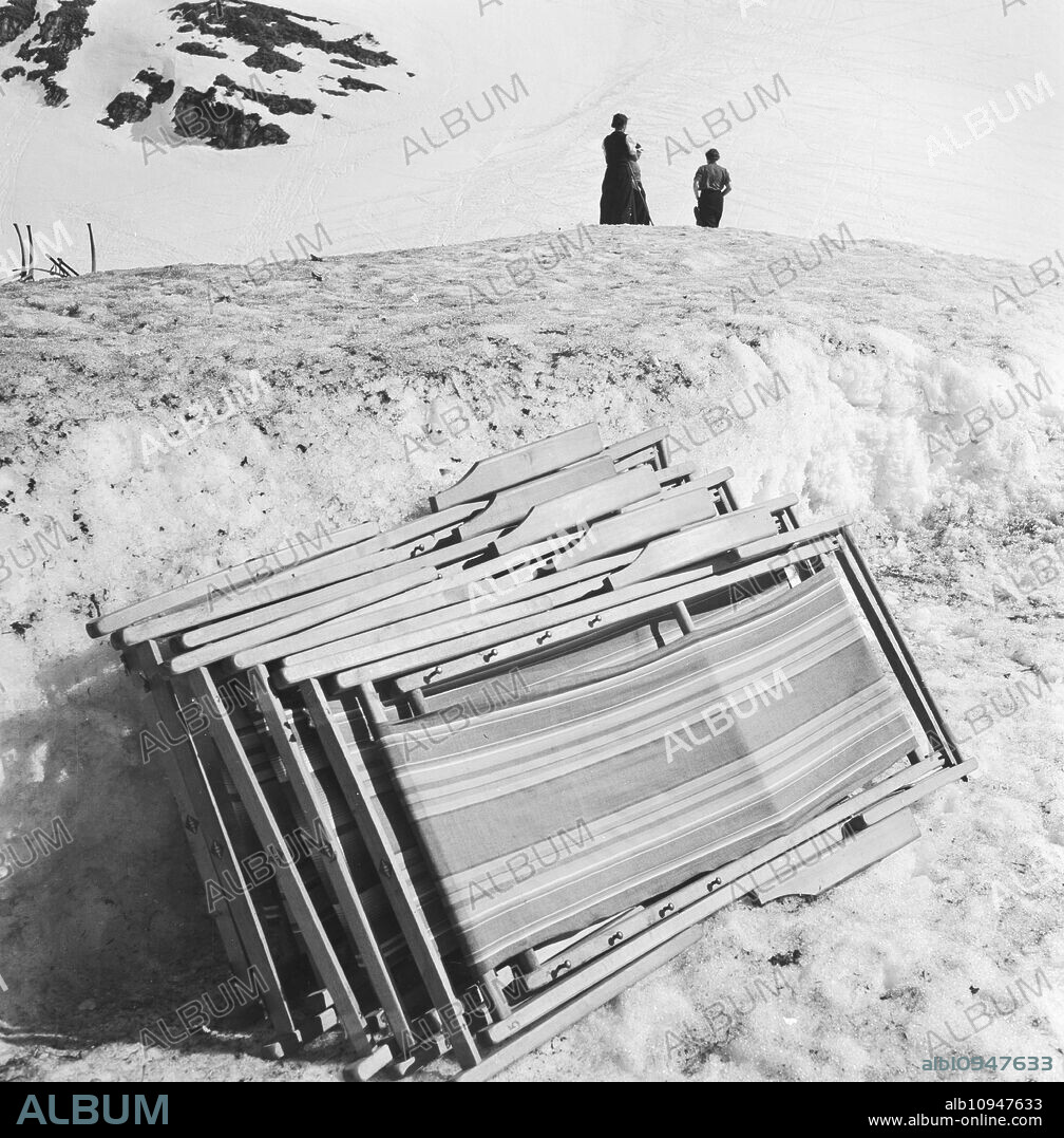 A trip to a Ski region in Bavaria , Germany 1930s.
