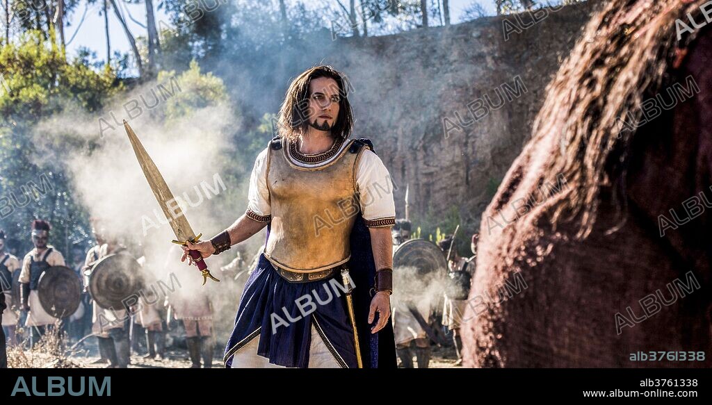 JACKSON RATHBONE en SANSÓN, 2018 (SAMSON), dirigida por BRUCE MACDONALD. Copyright Pure Flix Productions / Boomtown films.