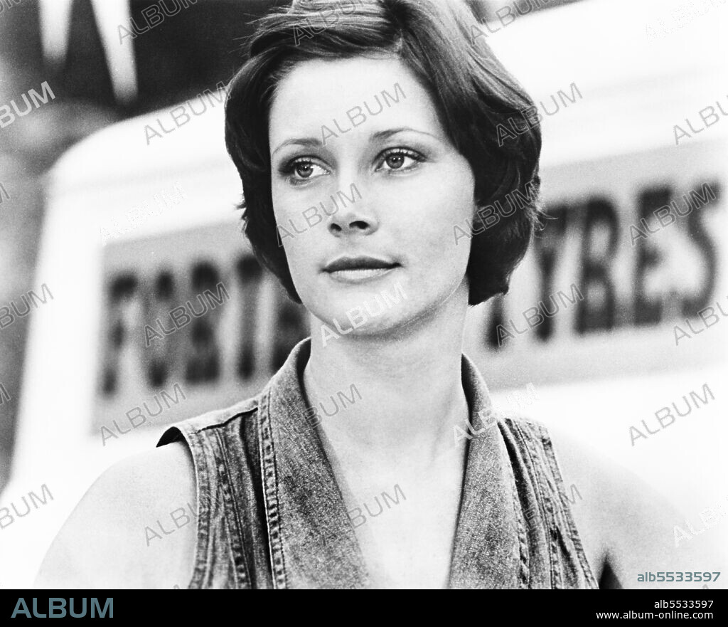 Wendy Hughes, head and shoulders Publicity Portrait for the Australian Film, "Sidecar Racers", Universal Pictures, 1975.