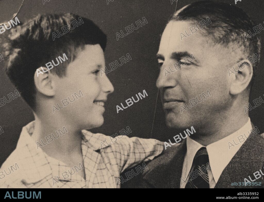 ANONYMOUS. Fritz Pfeffer with son Werner.