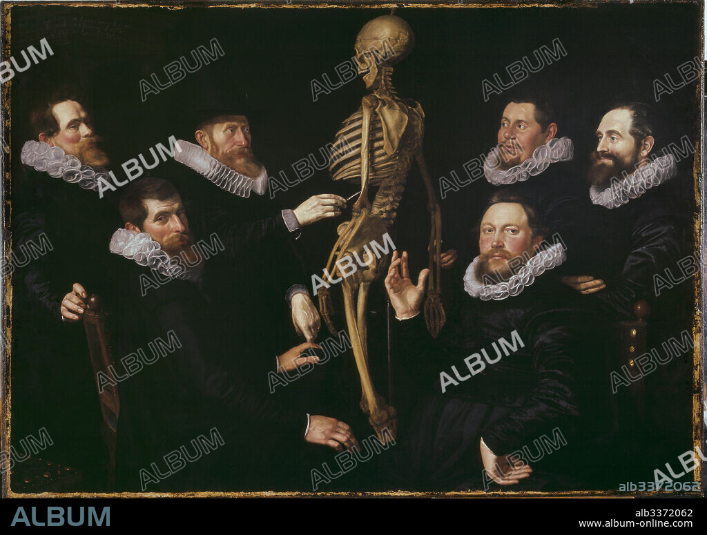 THOMAS DE KEYSER. The Anatomy Lesson of Dr. Sebastiaen Egbertsz. De Vrij.