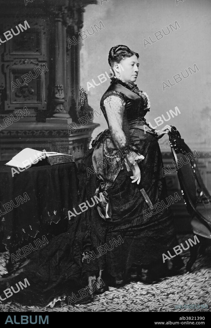 Julia Boggs Dent Grant (January 26, 1826 - December 14, 1902) was First Lady of the US from 1869-77. Julia met Ulysses at her home, where her family welcomed him as a West Point classmate of her brother Frederick. In 1844 they embarked on a 4 year engagement, delayed by the Mexican-American War, during which they saw each other only once. They married in 1848 when Julia was 22 and Ulysses was 26. The Grants' marriage was often tried by adversity and it met every test, as the couple gave each other lifelong loyalty. After many years of hardship and stress, she rejoiced in his fame as a victorious general, and entered the White House to begin, in her words, "the happiest period" of her life. After four years of war, an assassination, and an impeachment trial, Washington was ready for a little levity, and Julia obliged. She offered a full array of events and became a popular hostess. She planned lavish state dinners, where guests enjoyed expensive wines and liquors. As First Lady it was suggested that she have an operation to correct her crossed eyes, but President Grant said that he liked her that way. She died in 1902 at the age of 76. She was laid to rest in a sarcophagus beside her husband in Grant's monumental tomb overlooking the Hudson River in NYC.
