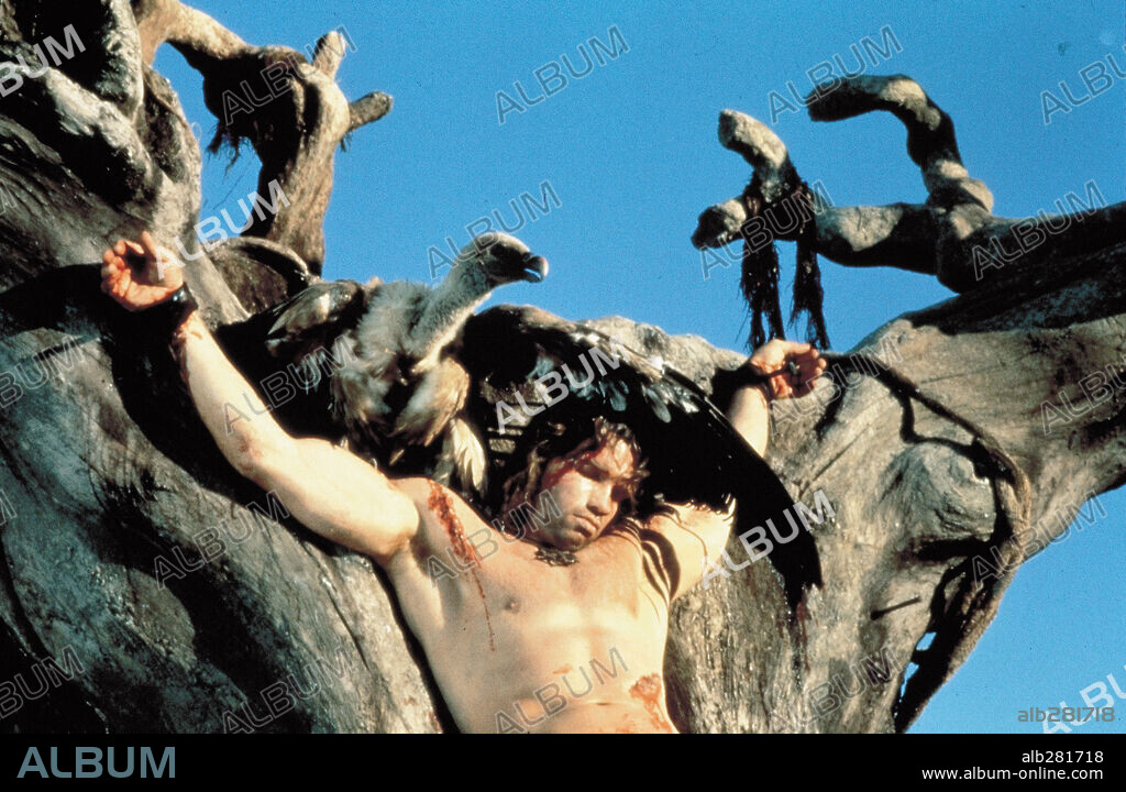 ARNOLD SCHWARZENEGGER in CONAN THE BARBARIAN, 1982, unter der Regie von JOHN MILIUS. Copyright DE LAURENTIS ENTERTAINMENT GROUP.