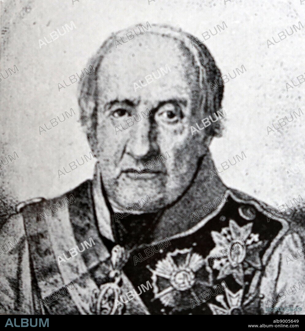 Portrait of Francisco Javier Castaños, 1st Duke of Bailén (1758-1852) a Spanish general during the Peninsular War. Dated 19th Century.