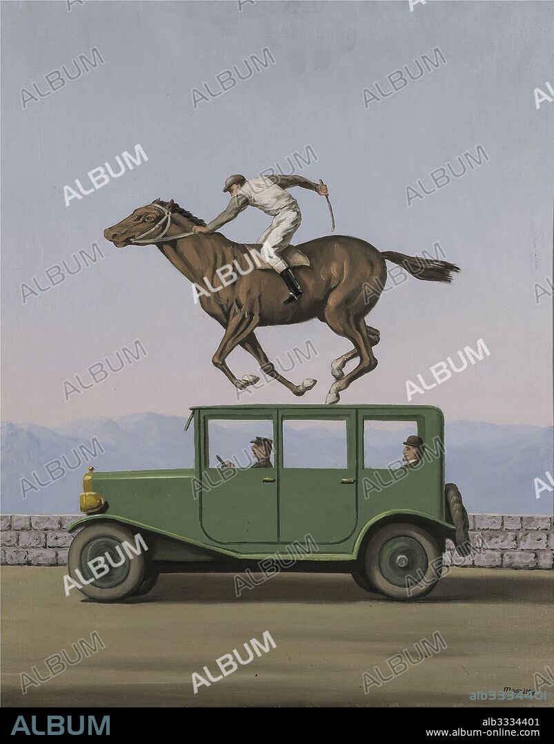 RENé FRANçOIS GHISLAIN MAGRITTE. The Wrath of the Gods (La Colère des Dieux).