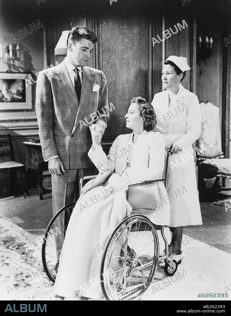 BARBARA STANWYCK y BURT LANCASTER en VOCES DE MUERTE, 1948 (SORRY WRONG NUMBER), dirigida por ANATOLE LITVAK. Copyright PARAMOUNT PICTURES.