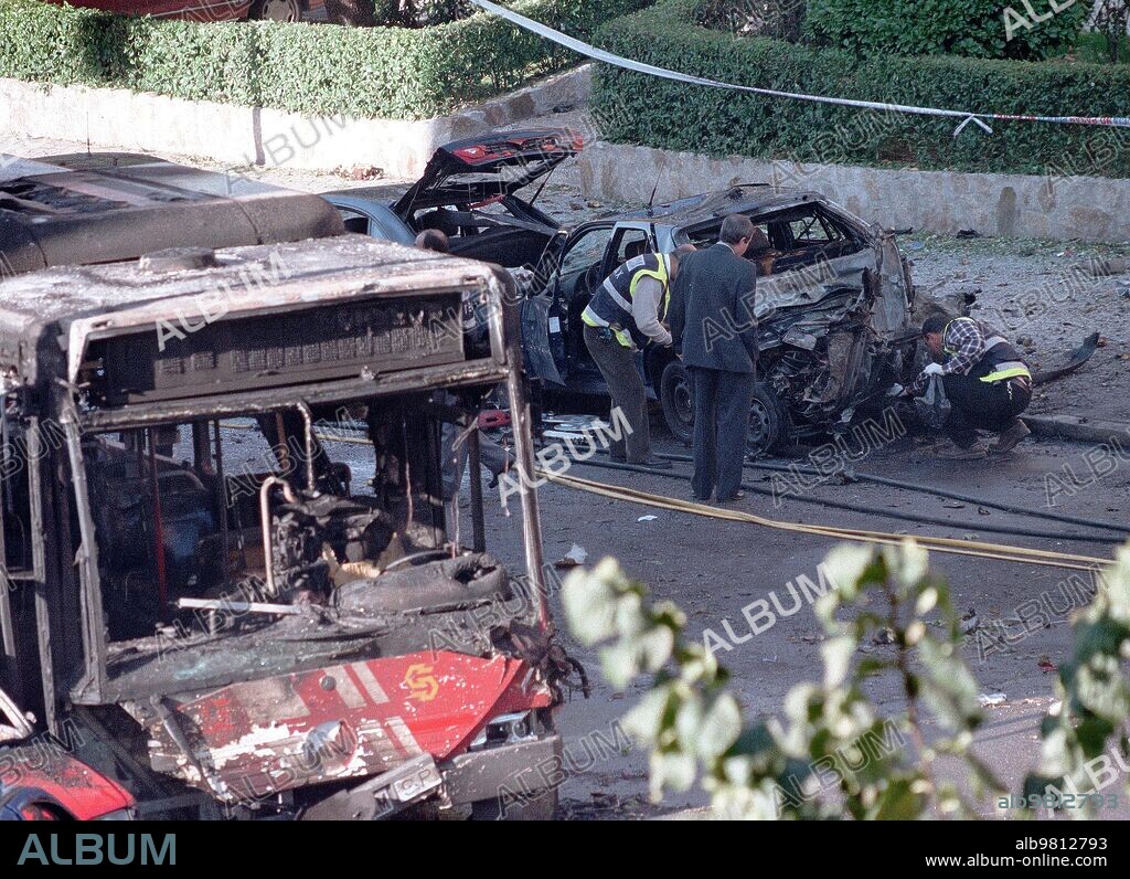 Madrid, 30/10/2000. Asesinato del magistrado del Tribunal Supremo José Francisco Querol. Foto: Jaime García, Jordi Romeu, Chema Barroso. ARCHDC.