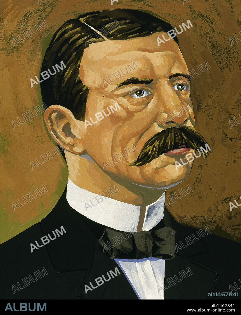 ANDREE, Salomon August (Gränna,1854-Sualbard,1897). Explorador sueco. Murió durante una expedición en globo al Polo Norte.