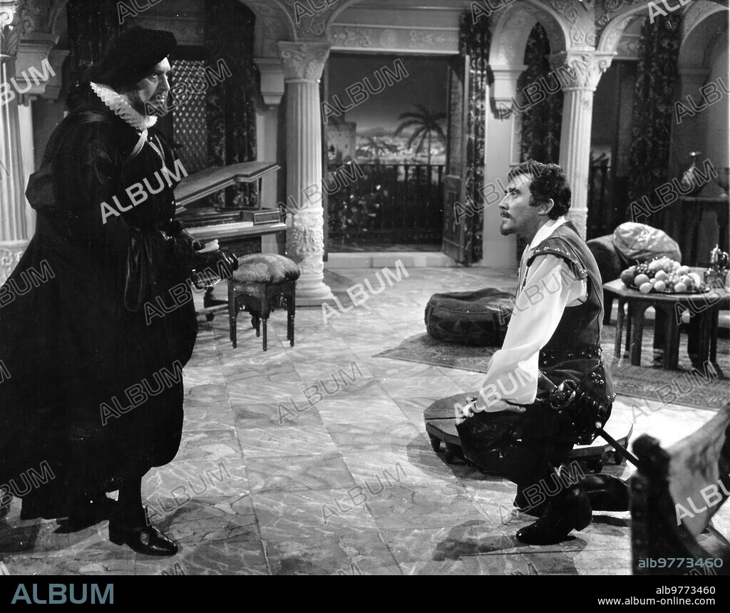1978. Carlos Lemos y Fernando Guillén, en una escena de "Don Juan Tenorio".