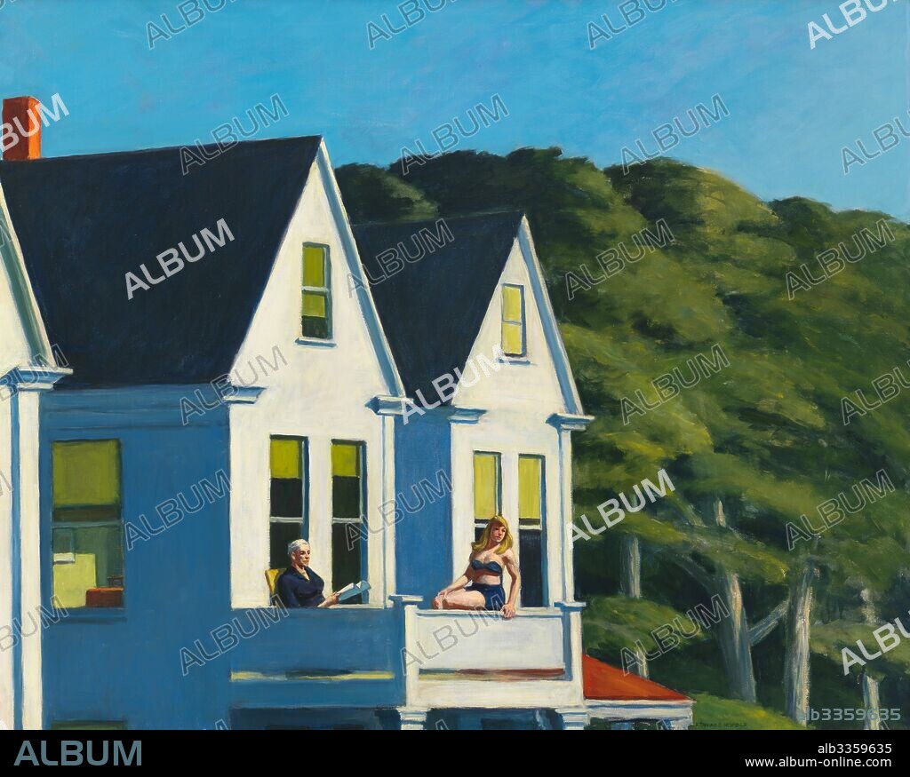 EDWARD HOPPER. Second Story Sunlight.