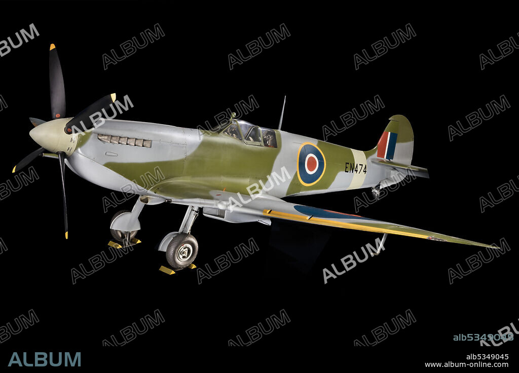 SUPERMARINE AVIATION WORKS. The Supermarine Spitfire is a legend in British air history. With the Hawker Hurricane, it successfully defended England against the Luftwaffe in the Battle of Britain, and throughout the war it saw service on every major front. Performance and handling were superb. The Mk.VII, the second high-altitude version developed, was used in England and the Middle East. Several Mk 2EXVIs, the last production version to use the Merlin engine, remained in service through 1950. In all, 20,351 Spitfires were built.
