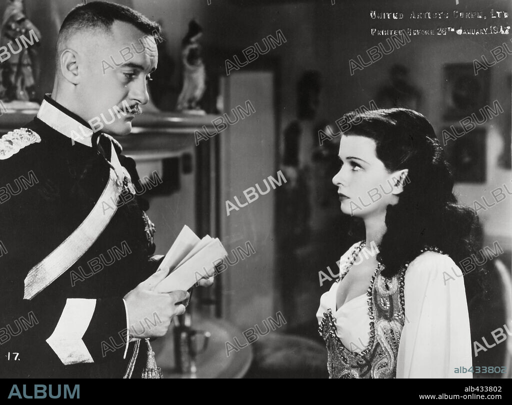 GEORGE SANDERS and JOAN BENNETT in THE SON OF MONTE CRISTO, 1940, directed by ROWLAND V. LEE. Copyright UNITED ARTISTS.