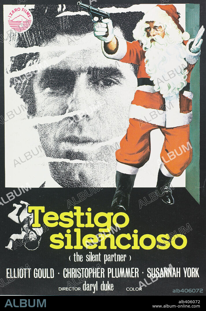 Poster de TESTIGO SILENCIOSO, 1978 (THE SILENT PARTNER), dirigida por DARYL DUKE. Copyright EMC.
