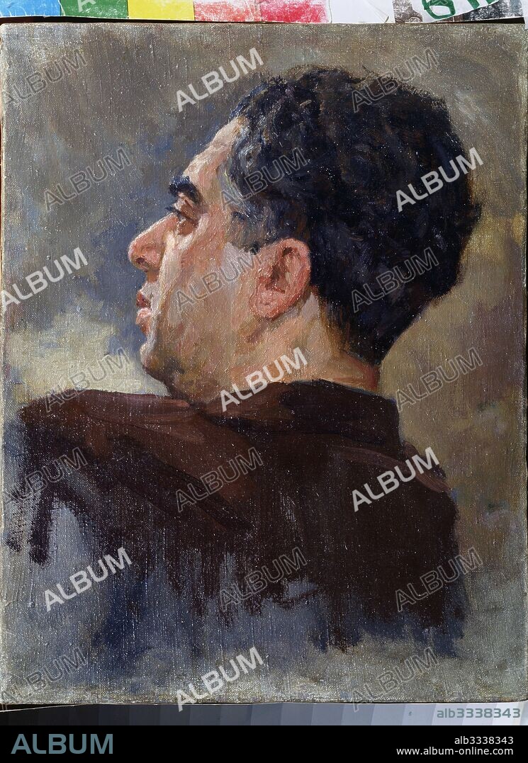 LEV NIKOLAYEVICH SHIPOVSKY. Portrait of the composer Aram Khachaturian (1903-1978).