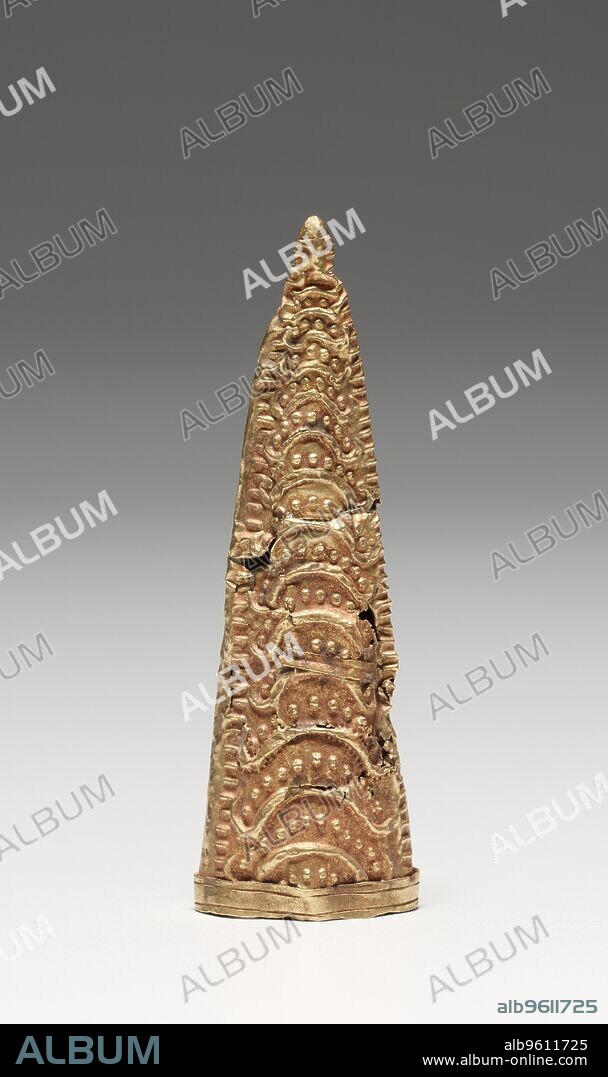 Jewelry, 1800s. Shared by different Akan and Akan-related peoples, including the Asante and Baule, gold ornaments indicate status and wealth and are worn at public festivals by titleholders, chiefs, and kings. Most pectoral disks are suspended over the chest by a white, pineapple-fiber cord. They are owned by the okra, a young official who purifies the chief’s soul--hence, the name akrafokonmu, meaning "soul-washer’s badges" or "soul disks.".