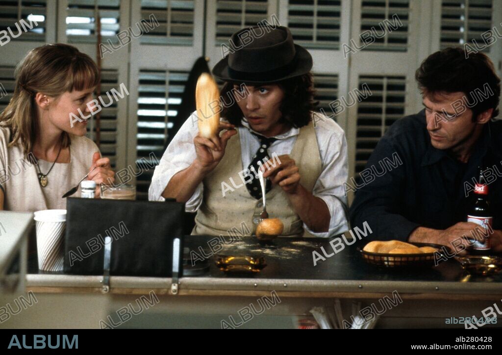 AIDAN QUINN, JOHNNY DEPP und MASTERSON, MARY STUART in BENNY AND JOON, 1993, unter der Regie von JEREMIAH S. CHECHIK. Copyright M.G.M / BIRMELIN, BRUCE.
