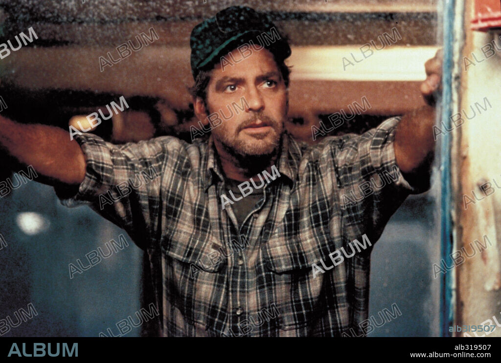 GEORGE CLOONEY en LA TORMENTA PERFECTA, 2000 (THE PERFECT STORM), dirigida por WOLFGANG PETERSEN. Copyright WARNER BROS. PICTURES / BARIUS, CLAUDETTE.