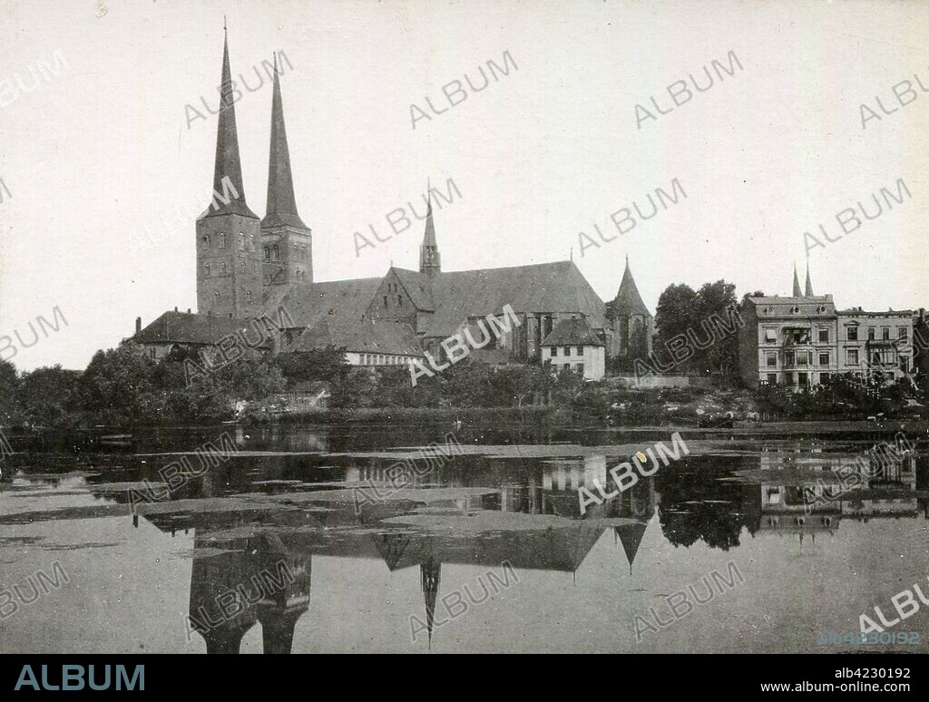 ENRIQUE EL LEON. Lübeck. Vista de la Catedral.