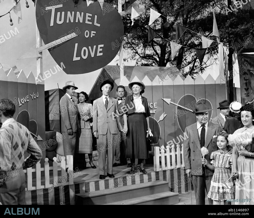MARJORIE MAIN and PERCY KILBRIDE in MA AND PA KETTLE AT THE FAIR, 1952, directed by CHARLES BARTON. Copyright UNIVERSAL PICTURES.