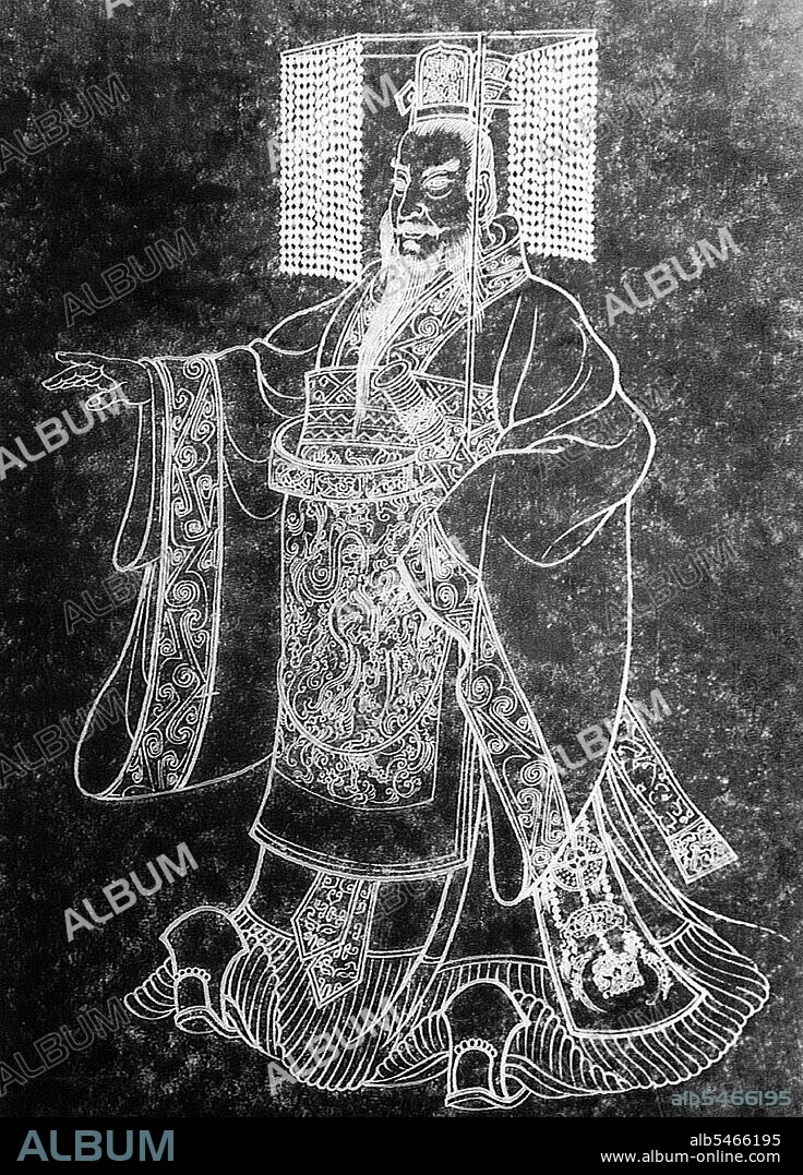 Qin Shi Huang (259–210 BCE), personal name Ying Zheng, was king of the Chinese State of Qin from 246 to 221 BCE during the Warring States Period. He became the first emperor of a unified China in 221 BCE, and ruled until his death in 210 BC at the age of 49. Styling himself 'First Emperor' after China's unification, Qin Shi Huang is a pivotal figure in Chinese history, ushering in nearly two millennia of imperial rule. After unifying China, he and his chief advisor Li Si passed a series of major economic and political reforms. He undertook gigantic projects, including the first version of the Great Wall of China, the now famous city-sized mausoleum guarded by a life-sized Terracotta Army, and a massive national road system, all at the expense of numerous lives. To ensure stability, Qin Shi Huang also outlawed and burned many books, as well as burying some scholars alive.