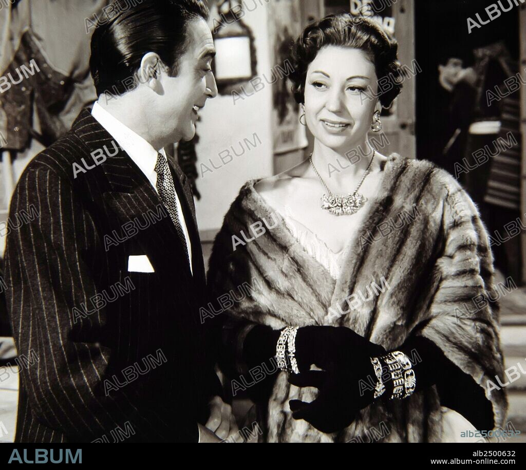 PELICULA : MARAVILLA , 1957. DIRECTOR , JAVIER SETO. ACTORES , PEPE BLANCO , CARMEN MORELL.