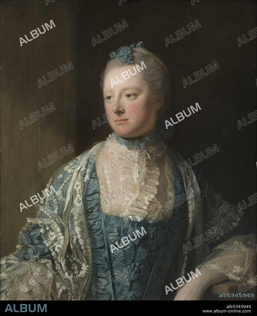 ALLAN RAMSAY. Portrait of Elizabeth, Countess of Salisbury, née Keet (1721-1776).