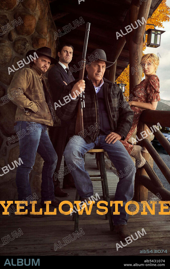 Affiche de YELLOWSTONE, 2018, réalisé par GUY FERLAND, JOHN DAHL, STEPHEN T. KAY et TAYLOR SHERIDAN. Copyright LINSON ENTERTAINMENT.
