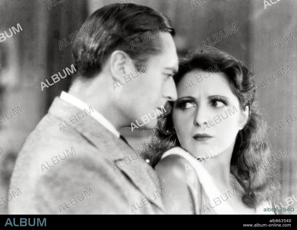 BILLIE DOVE and EDMUND LOWE in THE PAINTED ANGEL, 1929, directed by MILLARD WEBB. Copyright WARNER BROS. PICTURES.
