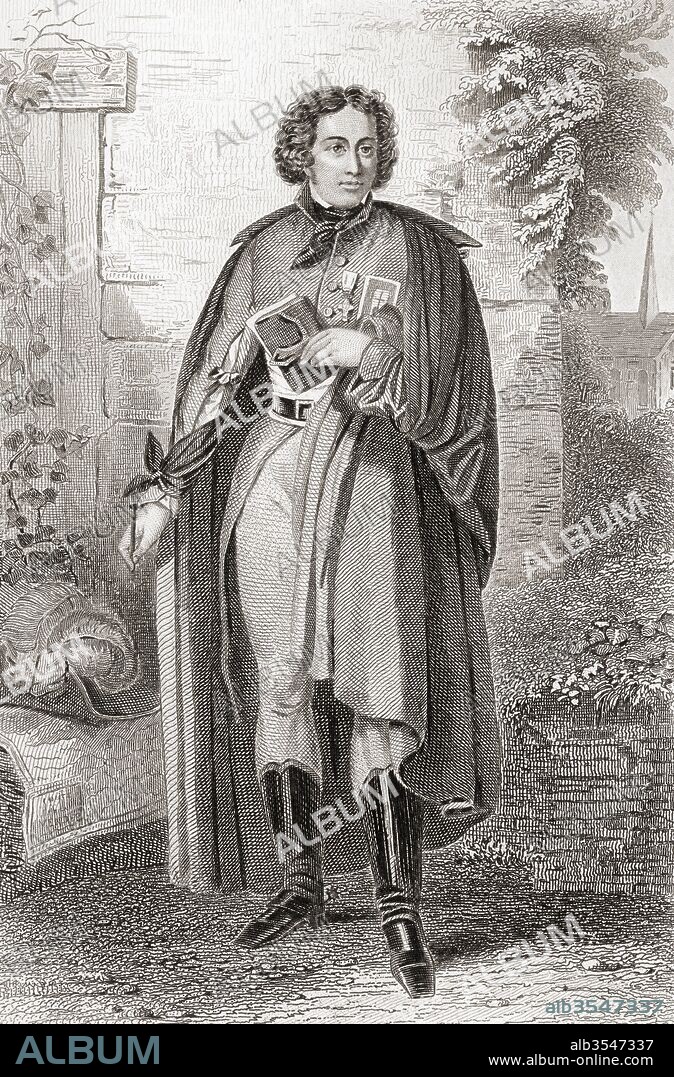 Charles-Melchior Arthus, Marquis de Bonchamps, 1760 – 1793. French politician and leader of the Vendéan insurrection of Royalists against the Republic during the French Revolution. From Galerie Historique de la Révolution Française, published c.1869.