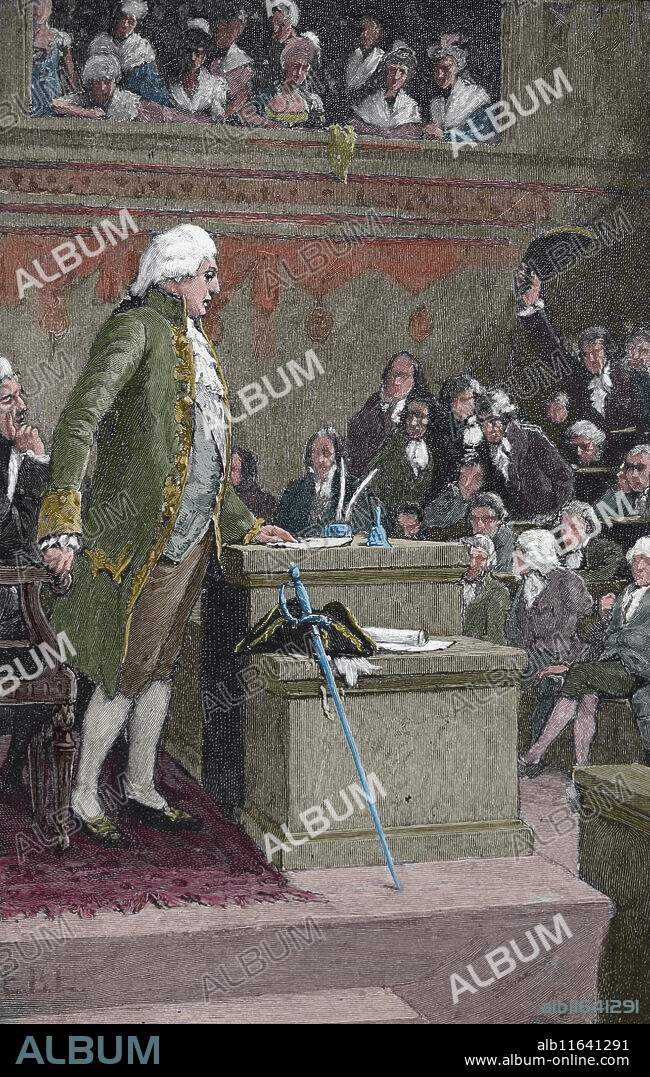 France declared war on Austria, spring of 1792. Louis XVI sanctions the declaration of war in the Legislative Assembly.