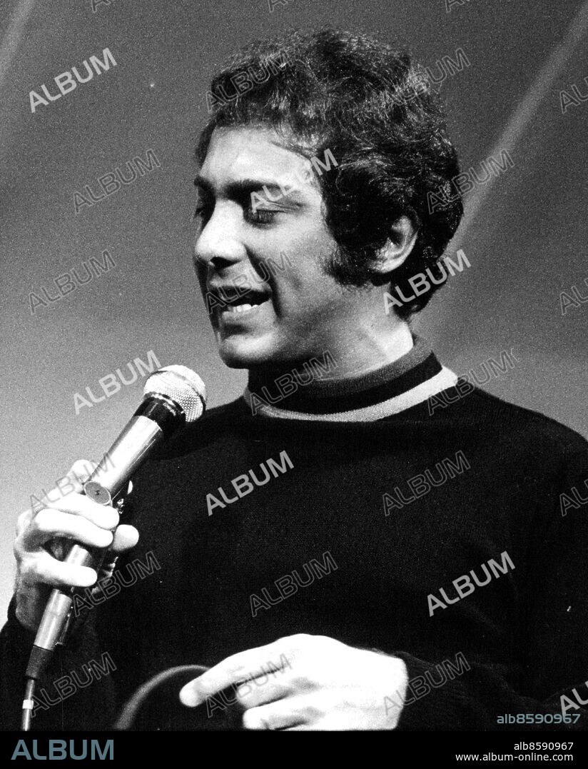 Stockholm 1969-07-17. Paul Anka uppträder på Gröna Lund. Foto: SvD / TT / kod 12014.
