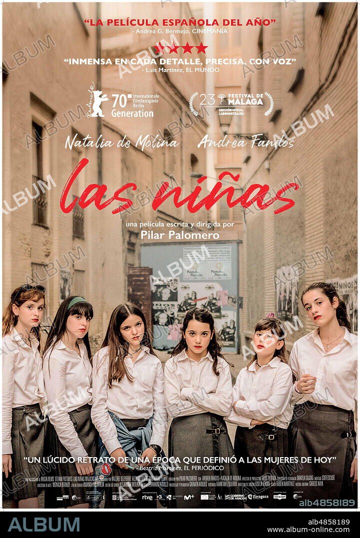 Poster de LAS NIÑAS, 2020, dirigida por PILAR PALOMERO. Copyright ARAGON TV/BTEAM/INICIA FILMS/LA NIÑAS MAJICAS/RTVE.