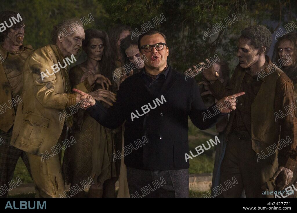 JACK BLACK en PESADILLAS, 2015 (GOOSEBUMPS), dirigida por ROB LETTERMAN. Copyright COLUMBIA PICTURES.