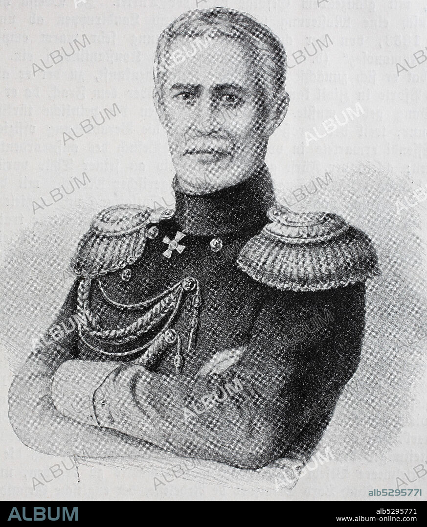 Prince Alexander Sergeyevich Menshikov, 26 August 1787 - 2 May 1869, was a Finno-Russian nobleman, military commander and statesman.