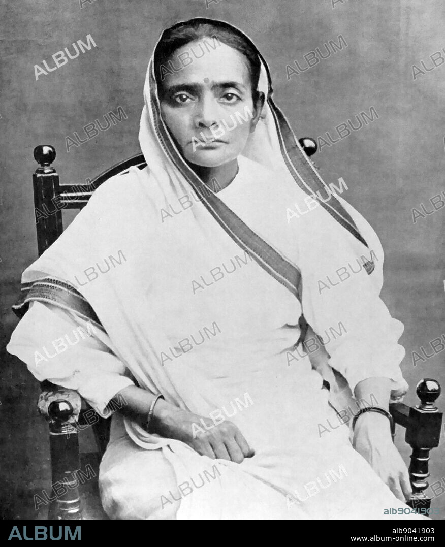 Kasturba Mohandas 'Kasturba' Gandhi (1869 22 February 1944), wife of Mohandas Gandhi. In association with her husband, Kasturba Gandhi was a political activist fighting for civil rights and Indian independence from the British.