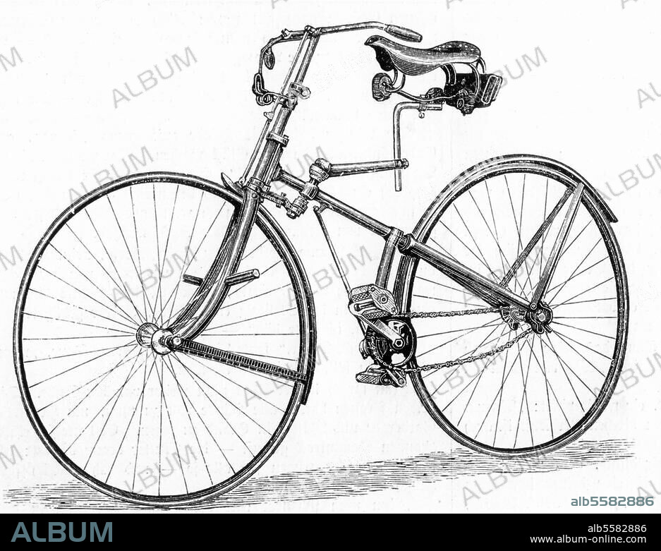 ANONYMOUS. Transport:. Bicycle. "Reform-Rover (H. Kaltofen in Cölln bei Meißen) ". Woodcut. From: Illustrirte Zeitung, 92. Bd., No. 2384, Leipzig and Berlin, 9th March. 1889, p. 239. Berlin, Sammlung Archiv für Kunst und Geschichte.