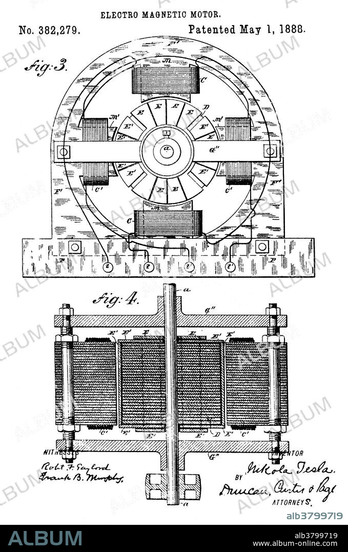 Tesla's most famous invention the AC motor. An electric motor is an electrical machine that converts electrical energy into mechanical energy. The reverse of this would be the conversion of mechanical energy into electrical energy and is done by an electric generator. Nikola Tesla (July 10, 1856 - January 7, 1943) was a Serbian-American inventor, electrical engineer, and futurist. He was an important contributor to the use of commercial electricity, and for developing the modern alternating current (AC) electrical supply system. Because of his 1894 demonstration of short range wireless communication through radio and as the eventual victor in the "War of Currents" (Tesla vs. Edison), he was widely respected as one of the greatest electrical engineers.