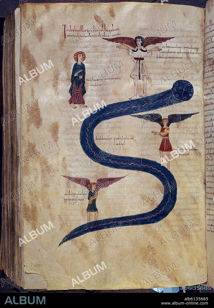 BEATO DE LIÉBANA. COMENTARIOS A LA APOCALIPSIS, EL SEXTO ANGEL TOCA LA TROMPETA Y LOS CUATRO ANGELES QUE ESTAN ATADOS EN EL EUFRATES SON DESATADOS.