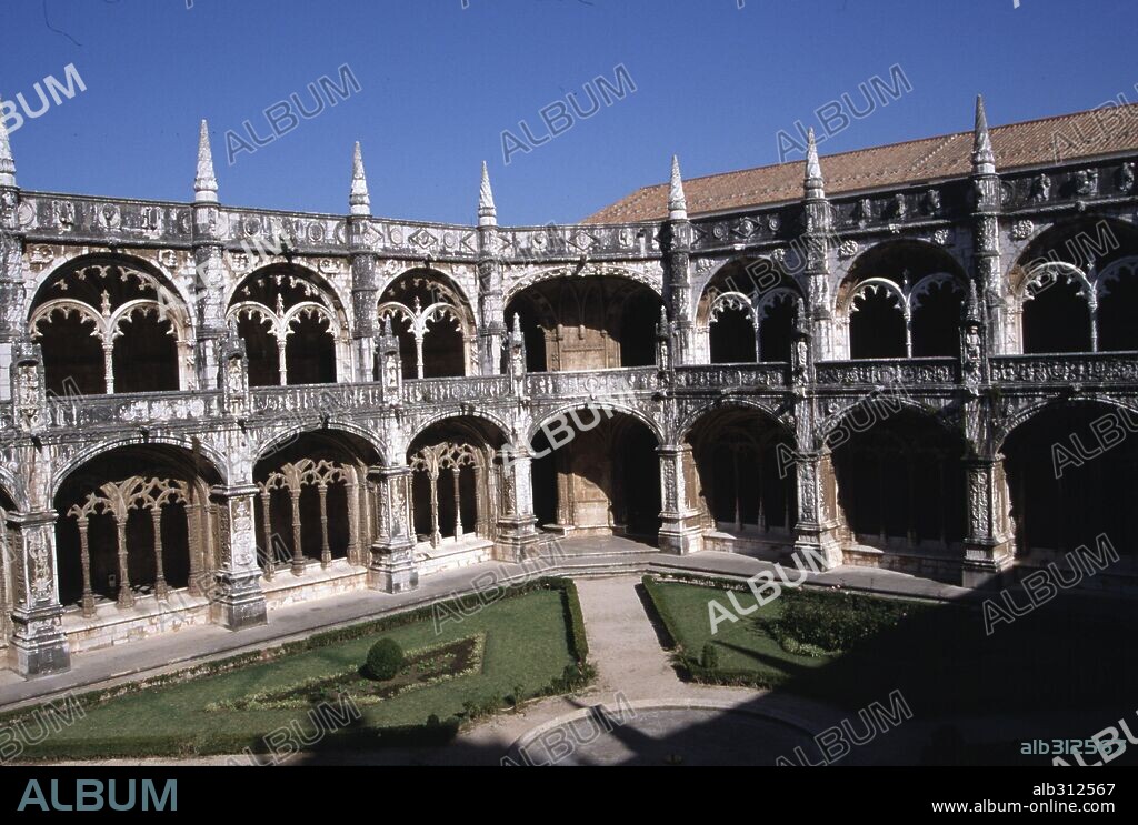 Mosteiro dos Jerónimos de Belém, s.XVI. Claustro.