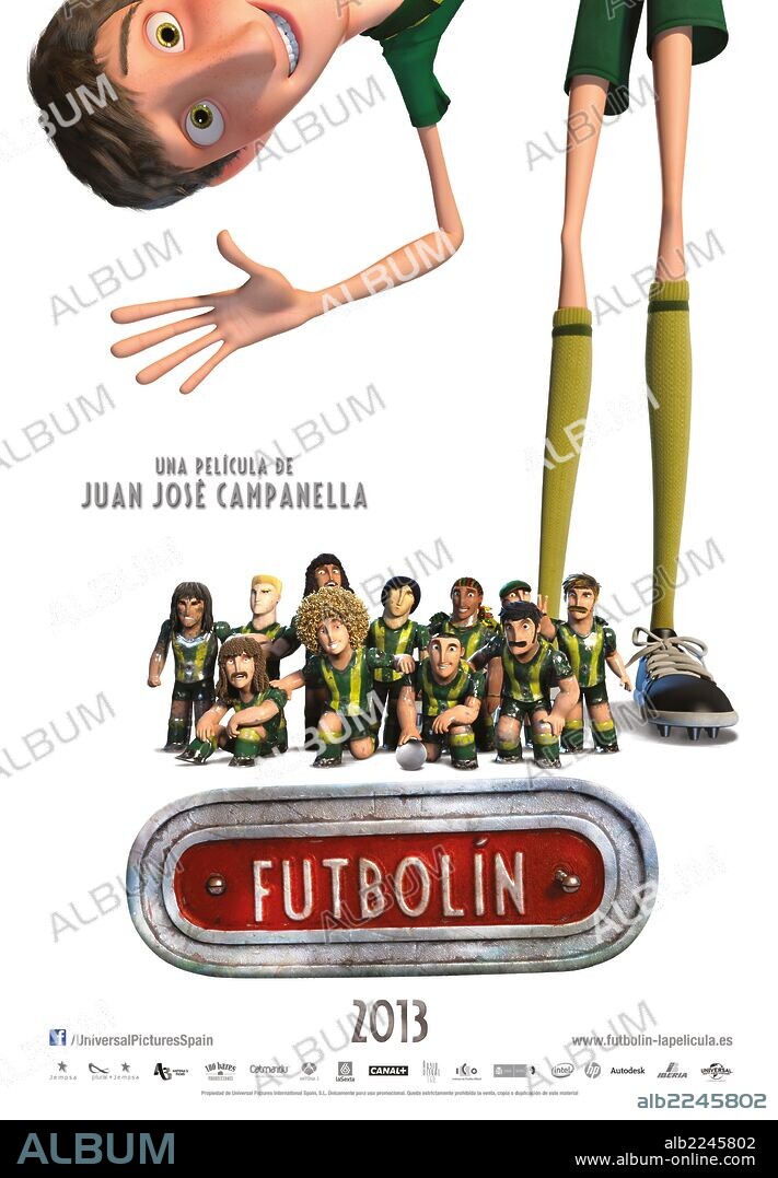 Poster de FUTBOLIN, 2013 (METEGOL), dirigida por JUAN JOSE CAMPANELLA. Copyright 100 BARES.