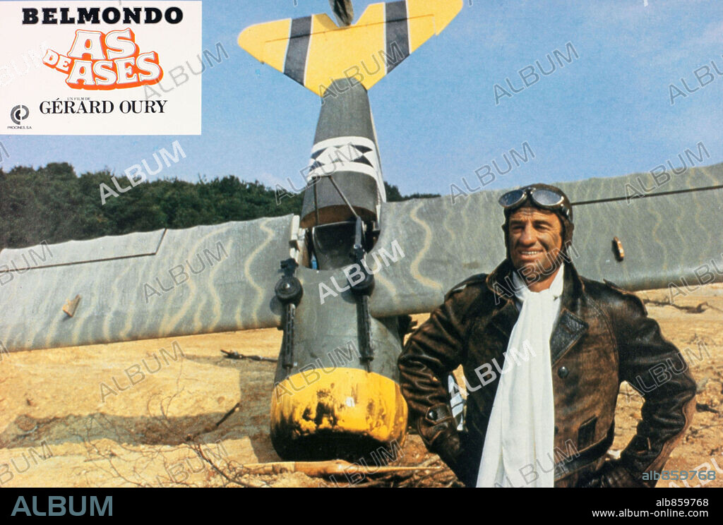 JEAN-PAUL BELMONDO in ACE OF ACES, 1982 (L' AS DES AS), directed by GERARD OURY. Copyright RIALTO FILM.
