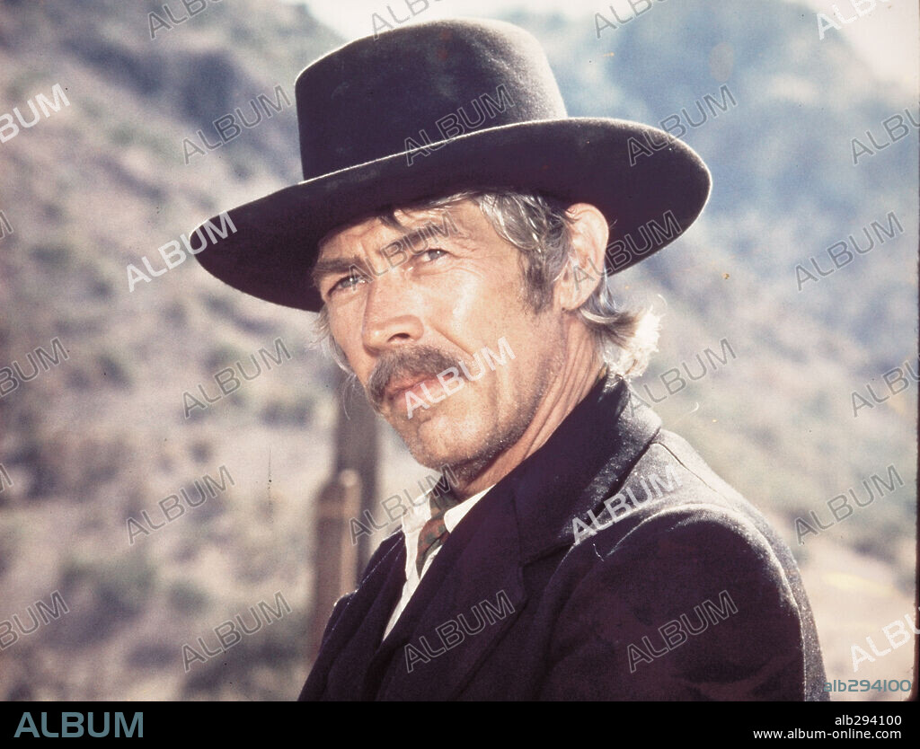JAMES COBURN in PAT GARRET AND BILLY THE KID, 1973, directed by SAM PECKINPAH. Copyright M.G.M.