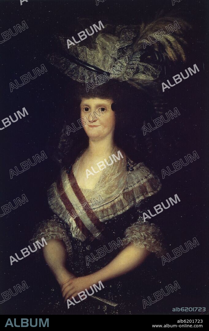 FRANCISCO GOYA Y LUCIENTES DE (1746-1828). LA REINA MARIA LUISA - SIGLO XVIII.