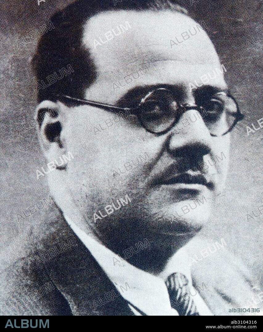 Juan Negrín y López (1892 – 1956) Spanish politician and physician. He was a leader of the Spanish Socialist Workers' Party (PSOE) and served as finance minister. He was the last Loyalist premier of Spain (1937–39), and presided over the defeat of the Republican forces by the Nationalists under General Francisco Franco during the Spanish Civil War.