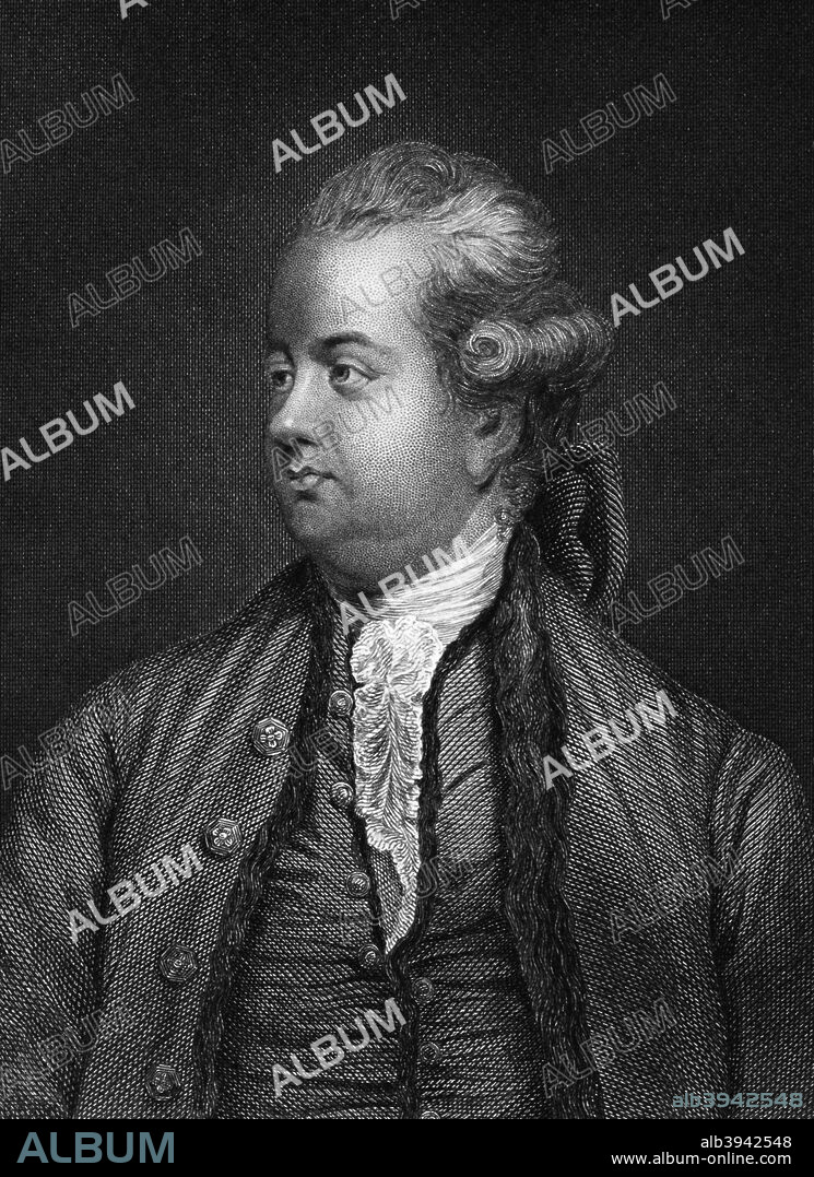 Edward Gibbon, British historian, 19th century. Gibbon (1737-1737), influential historian, wrote The history of the decline and fall of the Roman empire.