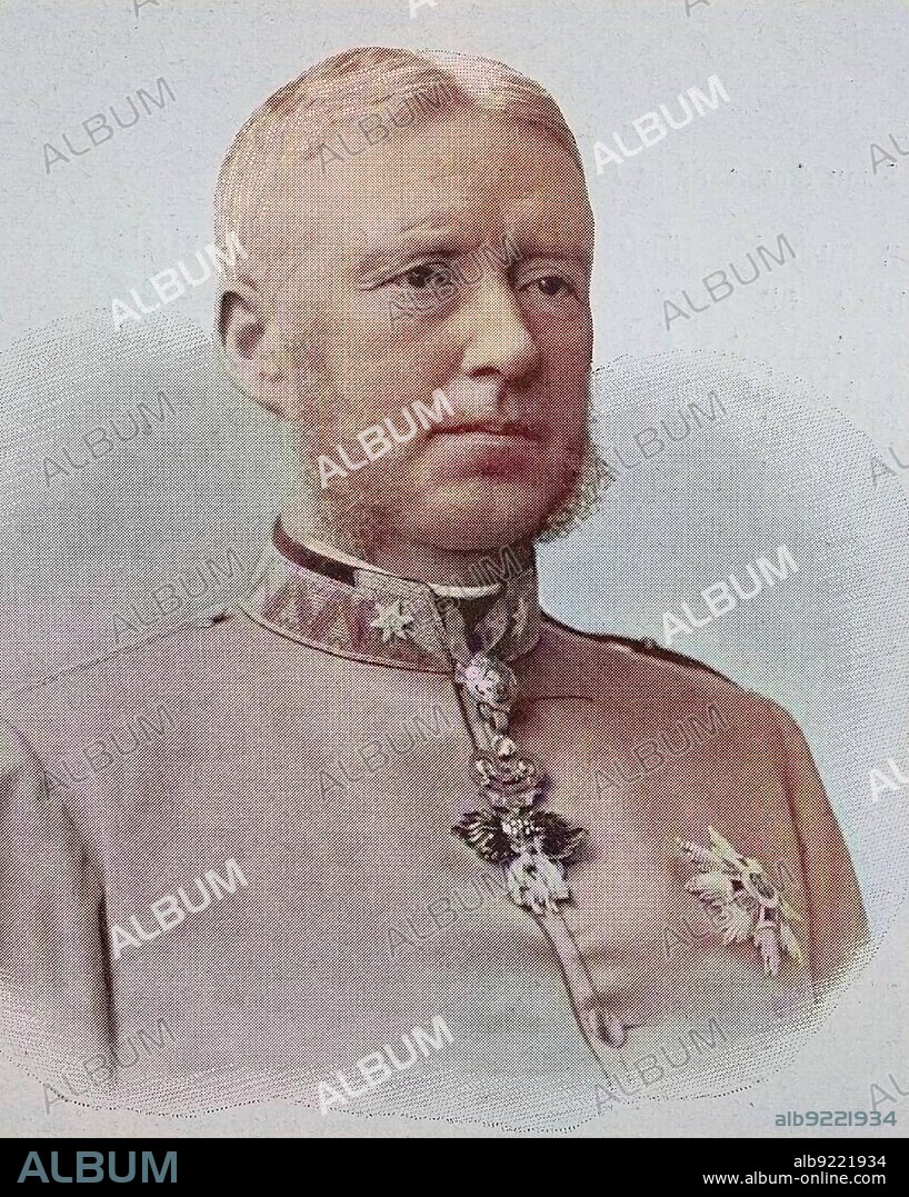 Franz Anton von Thun und Hohenstein, 1847 to 1916, since 1911 Prince of Thun, Austrian politician, Governor of Bohemia, briefly Prime Minister of Cisleithania, the Austrian half of the Habsburg Empire, Historical, digital reproduction of a 19th century original, original date unknown.