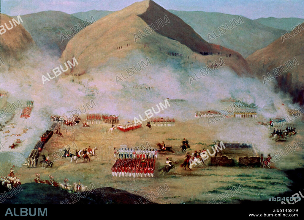 TEÓFILO AGUIRRE. BATALLA DE AYACUCHO EL 9 DE DICIEMBRE DE 1824.