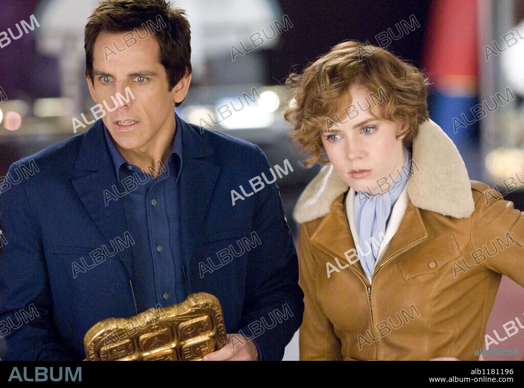 AMY ADAMS y BEN STILLER en NOCHE EN EL MUSEO 2, 2009 (NIGHT AT THE MUSEUM: BATTLE OF THE SMITHSONIAN), dirigida por SHAWN LEVY. Copyright 20TH CENTURY FOX.