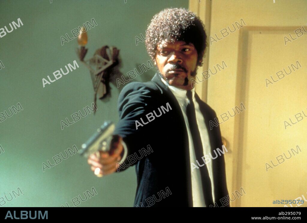 SAMUEL L. JACKSON dans PULP FICTION, 1994, réalisé par QUENTIN TARANTINO. Copyright MIRAMAX.