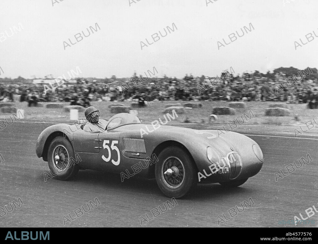 Jaguar C type , Duncan Hamilton Goodwood 1951.